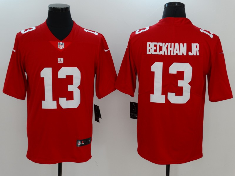 Men's New York Giants Odell Beckham Jr. #13 Red Jersey